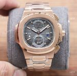 Copy Patek Philippe Nautilus Grand Complications Watches Gray Ombre Dial 42mm